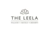 Logo for The Leela Palaces, Hotels & Resorts with a stylized emblem above the word 'THE LEELA' and the tagline 'Palaces • Hotels • Resorts'